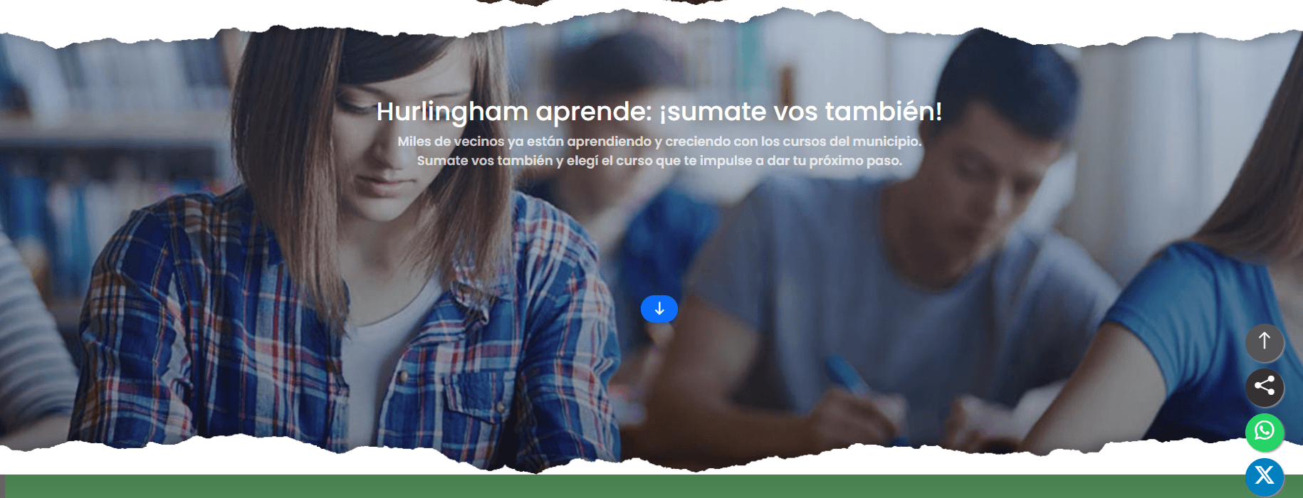 Convocatoria a sumarse a los cursos